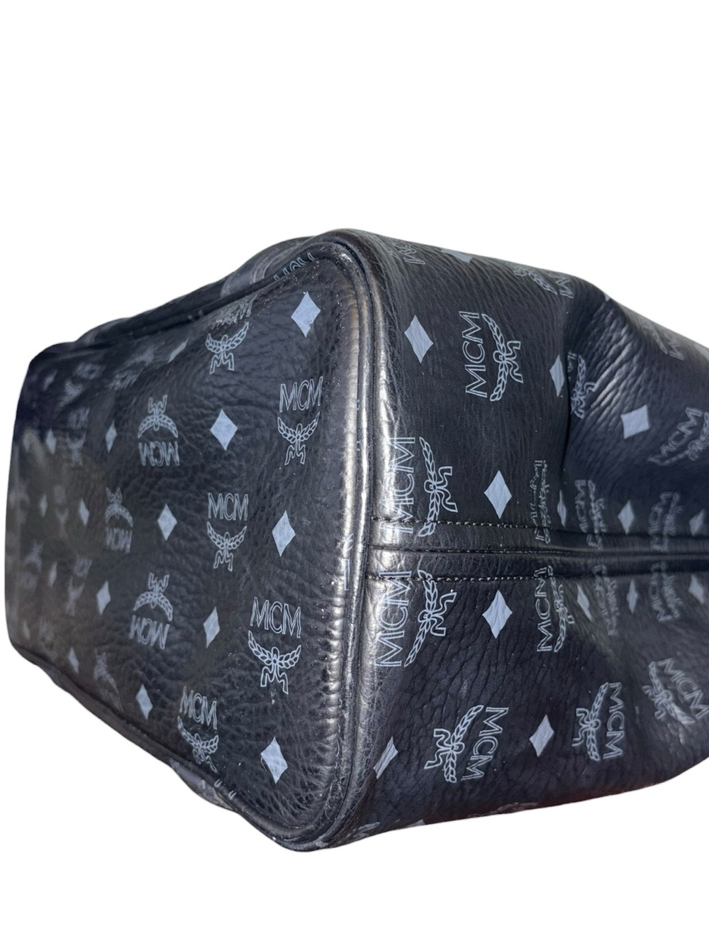 MCM Visetos Leather Tote Bag - Picture 8 of 16
